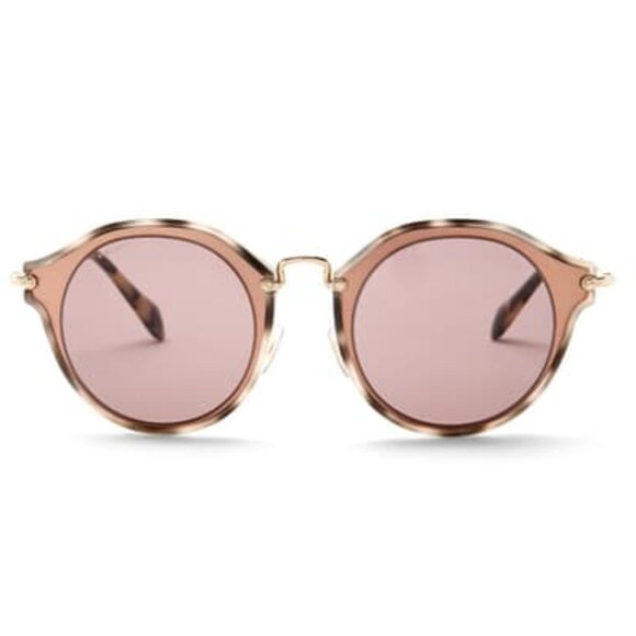 MIU MIU MATTE PINK 49mm Acetate Frame Sunglasses main image 3